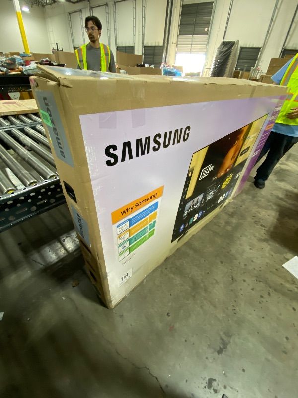 Photo 1 of Samsung 85-Inch Class Crystal UHD U8000F 4K Smart TV (2025 Model) Endless Free Content, Crystal Processor 4K, MetalStream Design, Knox Security, Alexa Built-in