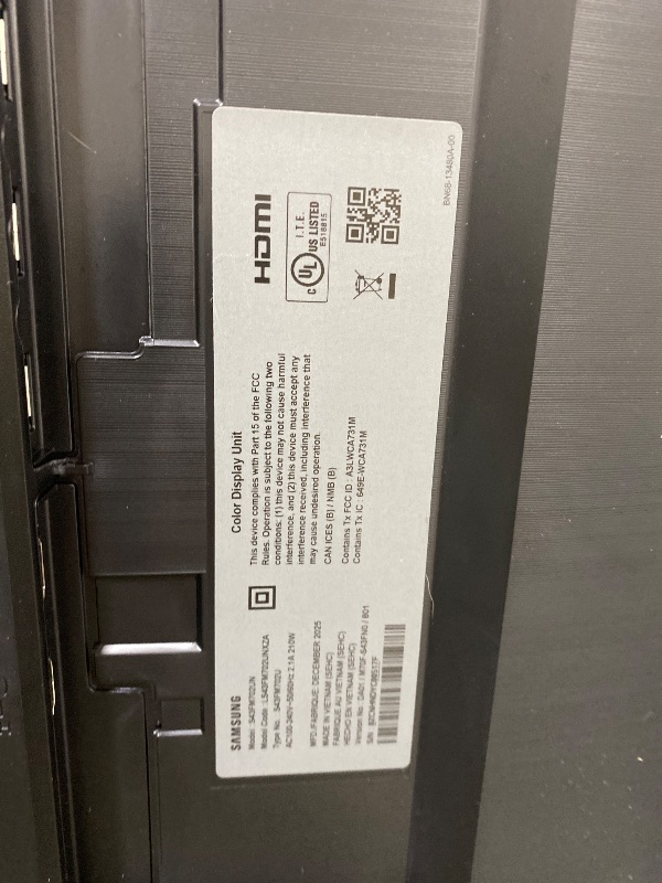 Photo 1 of Samsung 43” Smart Monitor M7 (M70F) 4K UHD Display, Samsung Vision AI, Smart TV Apps, Gaming Hub, USB-C, HDMI and USB-A, Black, LS43FM702UNXZA, 2025