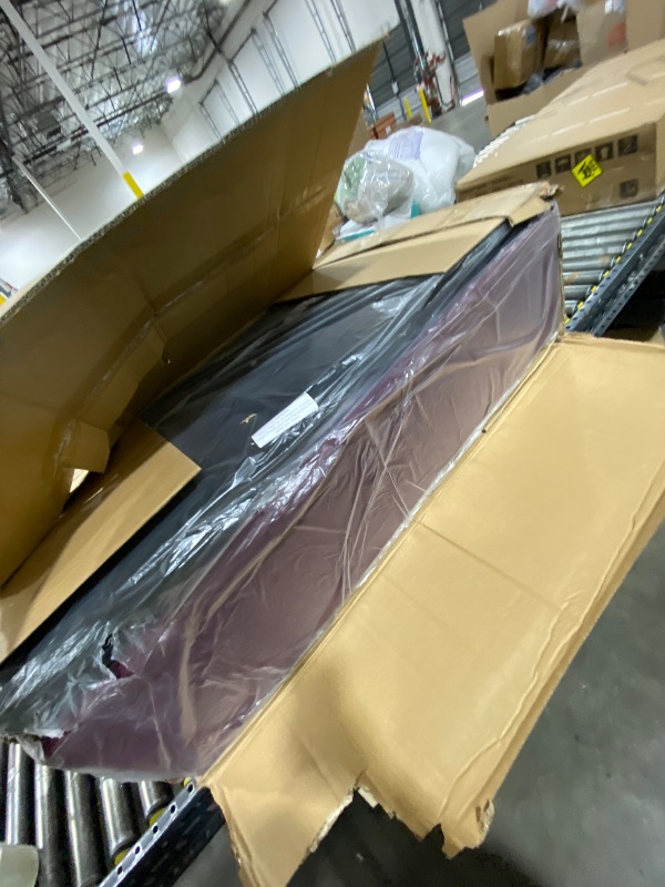 Photo 1 of Trygoal Sleeper Sofa Couch with Pull Out Bed, L Shaped Couch Bed with Storage, Sectional Sleep Couches, Convertible Sleeper Sofa Beds W/Reversible Chaise&Back Cushion for Living Room, Purple