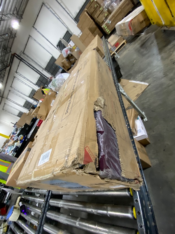 Photo 1 of Trygoal Sleeper Sofa Couch with Pull Out Bed, L Shaped Couch Bed with Storage, Sectional Sleep Couches, Convertible Sleeper Sofa Beds W/Reversible Chaise&Back Cushion for Living Room, Purple