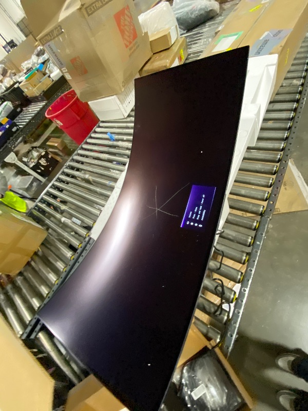 Photo 1 of LARGE SCRATCH ON SCREEN********LG 45GX950A-B 45-inch Ultragear 5K2K WUHD (5120 x 2160) OLED Curved Gaming Monitor, Dual-Mode, 165Hz, 0.03ms, NVIDIA G-Sync, AMD FreeSync Premium Pro, HDR True Black 400, USB Type-C 90W, DP2.1