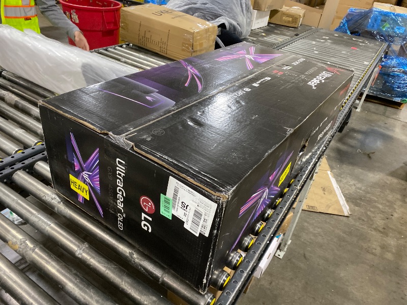 Photo 1 of LARGE SCRATCH ON SCREEN********LG 45GX950A-B 45-inch Ultragear 5K2K WUHD (5120 x 2160) OLED Curved Gaming Monitor, Dual-Mode, 165Hz, 0.03ms, NVIDIA G-Sync, AMD FreeSync Premium Pro, HDR True Black 400, USB Type-C 90W, DP2.1