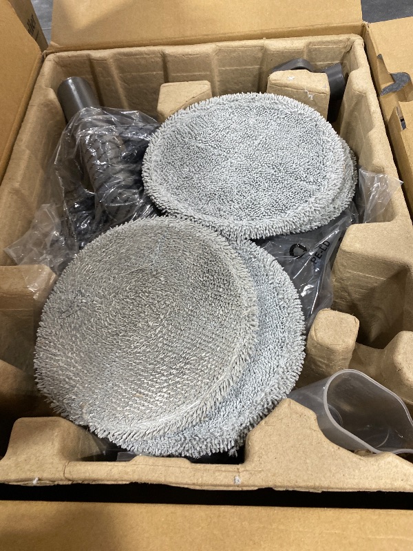 Photo 1 of Scrubbing Steam Mop with Rotating Pads,All-in-One Spin Steam Cleaner for Floor Cleaning,Large Tank,23FT Cord, LED Headlights,Reusable Pads & Self-Standing,Safe for Hard Floor/Laminate/Marble