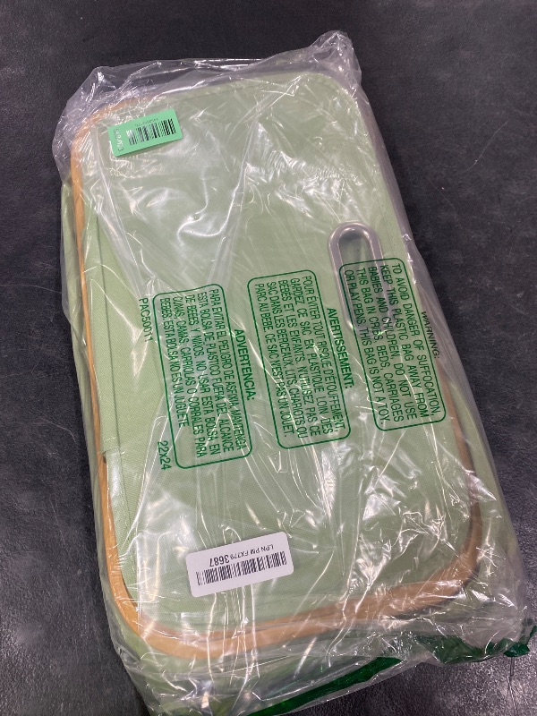 Photo 1 of Vincona Laundry Basket with Wheels, Dirty Clothes Hamper on Wheels, Rolling Tall Laundry Hamper with lid for Laundry Room, Dorm and Bathroom, 75L Sage Green