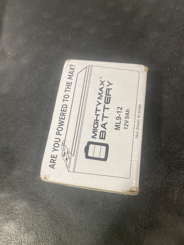 Photo 1 of Mighty Max Battery 12V 9Ah SLA Replacement Battery for Monster Rockin Roller 3 Speaker