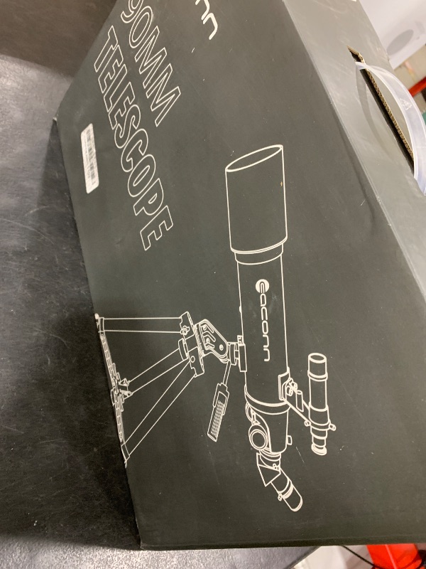 Photo 1 of **********MISSING PARTS*******
Telescope for Adults, 90mm Aperture 600mm Refractor Telescope for Kids and Beginners, Telescopes for Adults Astronomy with Handbag and Phone Adapter
