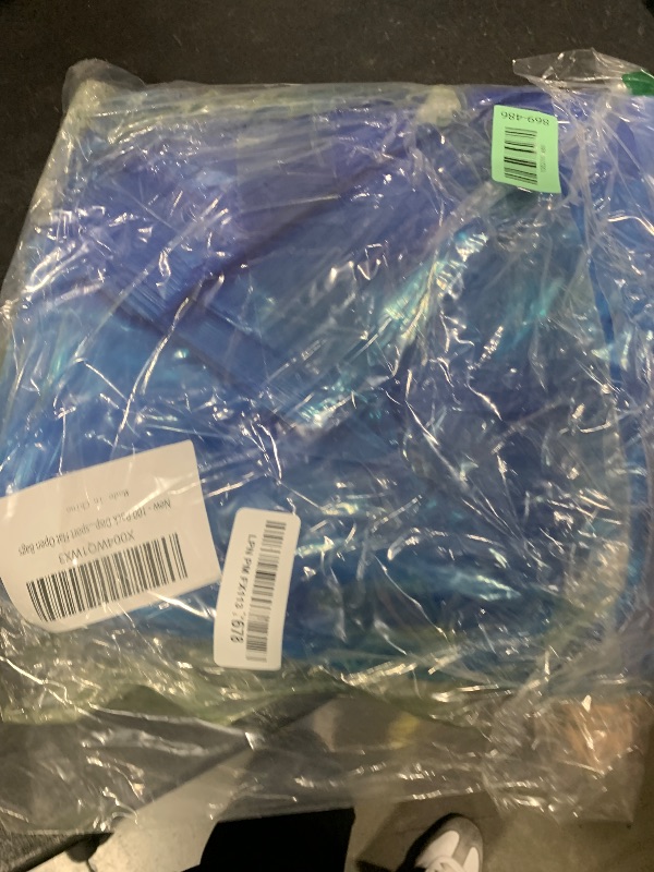 Photo 1 of 100 Pack Heavy-Duty 2.5 Mil Meat Lug Liners | Disposable Poly Tub Liners for Meat Processing, Mixing & Transport | Flat-Open Plastic Bags for Instant Cleanup & Sanitation (100)