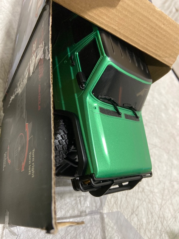 Photo 1 of HLSFWDRIVE RC Rock Crawler 4x4 RC Jeep Truck 1/18 Scale Remote Control Crawler All Terrain 370 Motor Proportional Throttle Steering Upgraded Chassis 3 Speeds Lighting System? Hobby Model for Adult