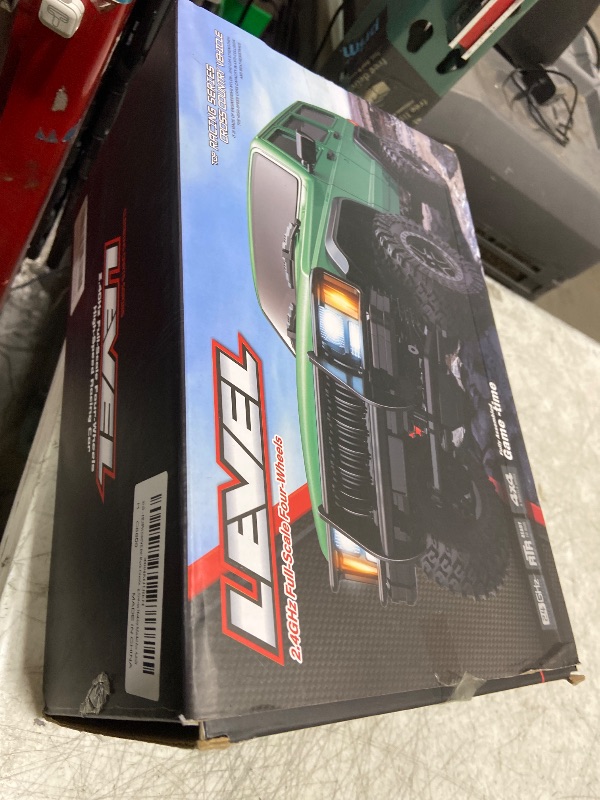 Photo 1 of HLSFWDRIVE RC Rock Crawler 4x4 RC Jeep Truck 1/18 Scale Remote Control Crawler All Terrain 370 Motor Proportional Throttle Steering Upgraded Chassis 3 Speeds Lighting System? Hobby Model for Adult