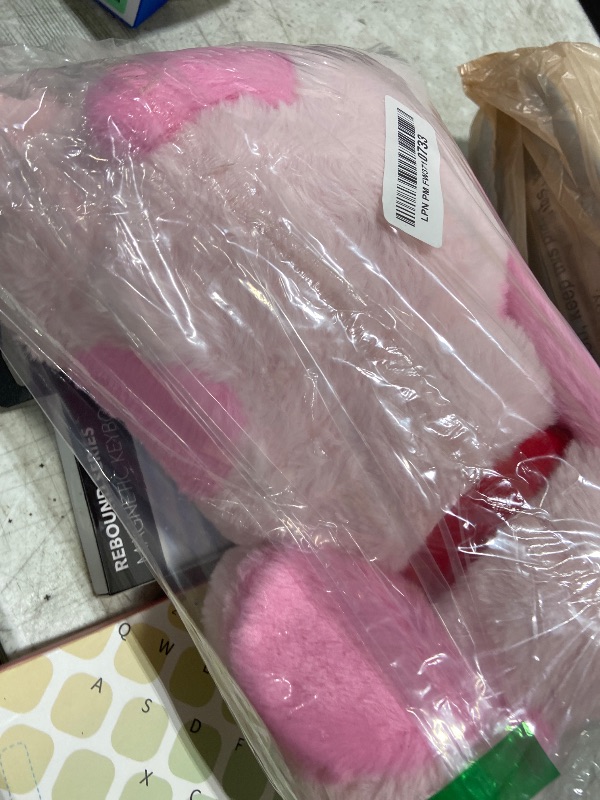 Photo 1 of meowtastic Pink Dog Weighted Stuffed Animals - 22 Inch 4.5 Pounds Weighted Plush Dog Stuffed Animals - Big Stuffed Dog Plush Pillow - Cute Plush Toys Gifts for Kids & Adults (22" 4.5 lbs)