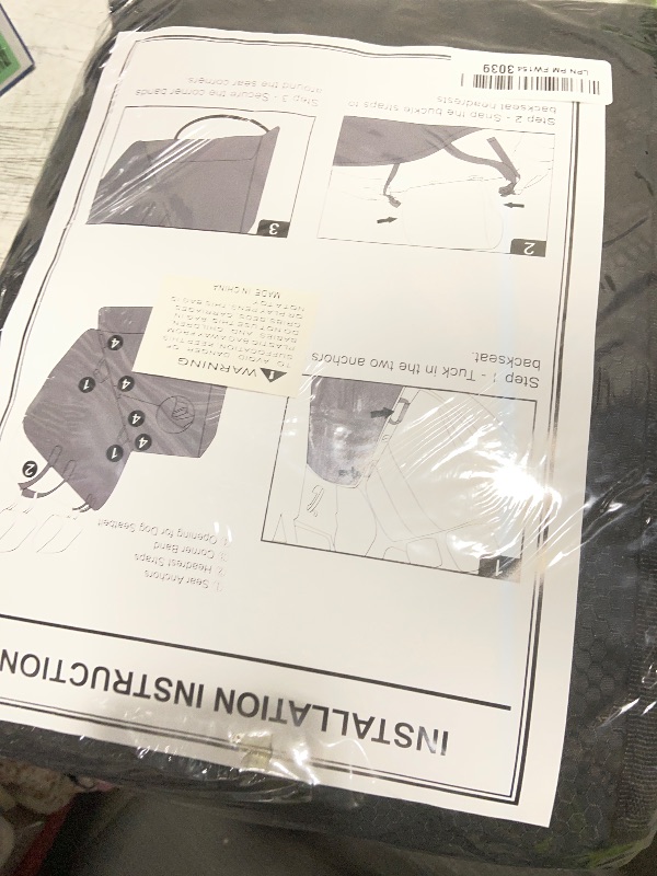 Photo 1 of PETICON Waterproof Scratchproof Pet Bench Seat Covers for Cars, Trucks, SUVs, Nonslip Durable Back Seat Cover for Dogs, Washable Backseat Protection