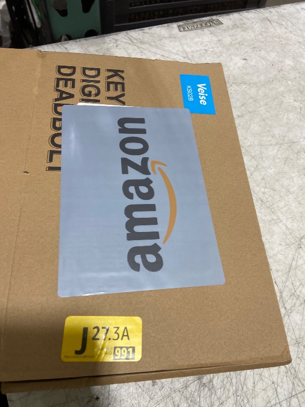 Photo 1 of Veise Fingerprint Door Lock with 2 Lever Handles - Keyless Entry Door Lock, Electronic Keypad Deadbolt, Digital Smart Code & Front Handle Sets, Auto-Locking, Easy Installation, Oil Rubbed Bronze