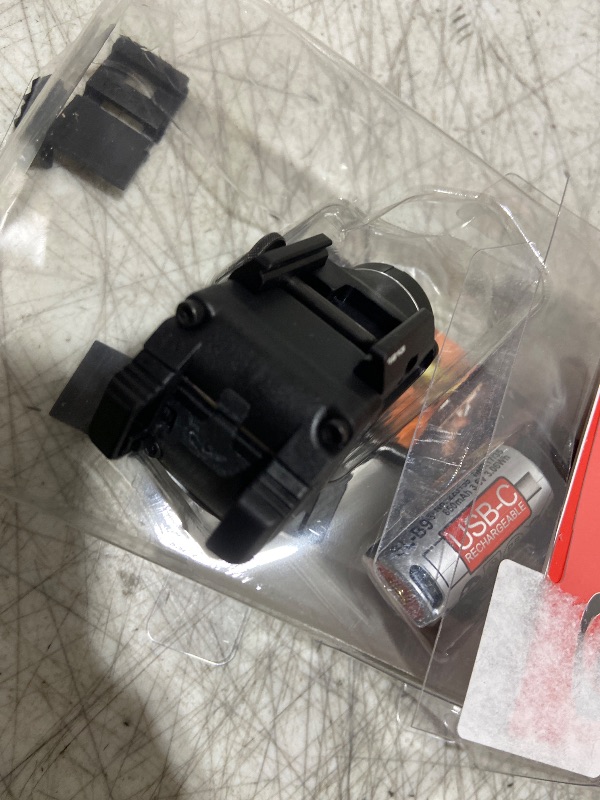 Photo 1 of Streamlight 69478 TLR-8 HL-X G sub USB 1000-Lumen Weapon Rail-Mounted Rechargeable Tactical Flashlight with Integrated Green Aiming Laser for Select 1913 Only, Black