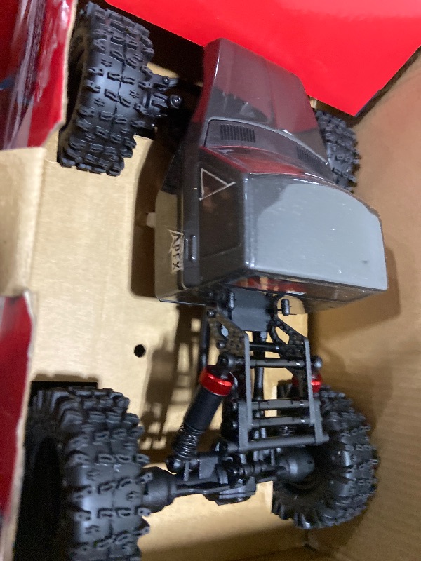 Photo 1 of Redcat Racing Ascent-18 APEX, 1/18 Scale Brushless Electric Rock Crawler, Carbon Fiber, 4WD RC Car for Adults with 2.4GHz Radio System (Gray)
