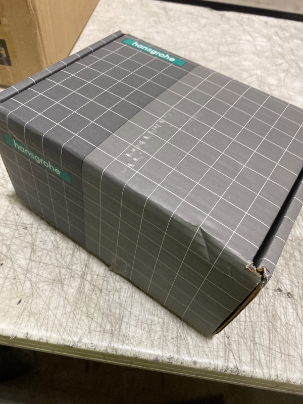 Photo 1 of hansgrohe Ecostat Modern Pressure Balance Shower Valve Trim with Diverter in Matte Black, 15862671