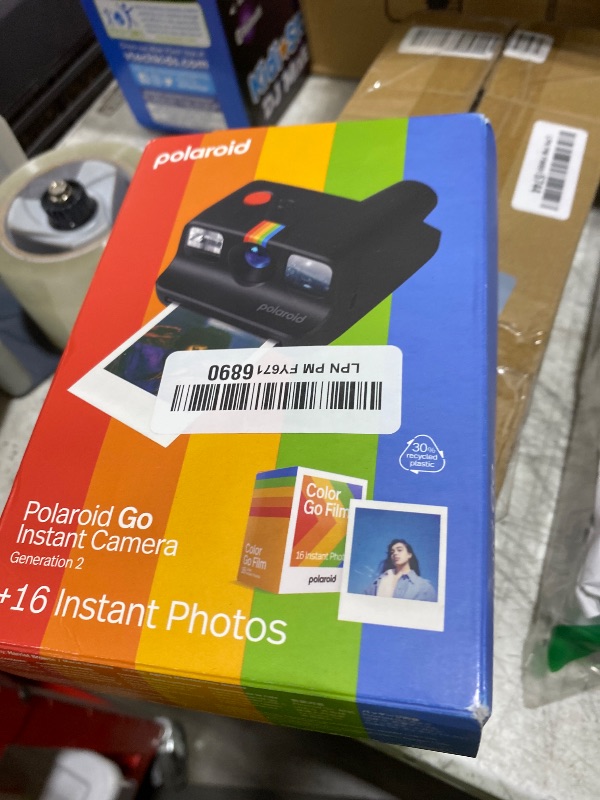 Photo 1 of Polaroid Go Generation 2 - Mini Instant Camera + Film Bundle (16 Photos Included) - Black (6280)
