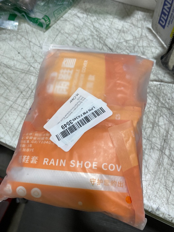 Photo 1 of 10 Pairs Disposable Waterproof Shoe Covers for Rain, Non-Slip Plastic Shoe Covers for Women Men Youth, Clear Boot Covers with Individually Wrapped for Disney Travel Indoor Outside