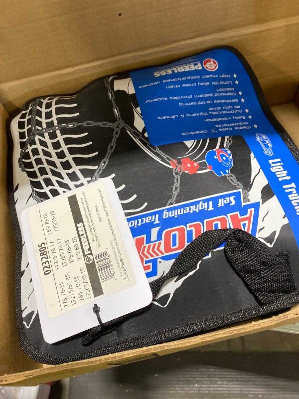 Photo 1 of SCC 0232805 Auto-Trac Light Truck/SUV Tire Traction Chain - Set of 2