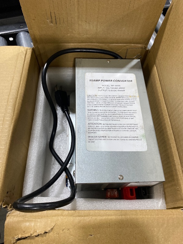 Photo 1 of ???? ??????? WF-9855 55 Amp Power Converter, Rv Power Converter, WF-9855-AD, Replace for RV Trailer Camper 9800 Series, WF-9855-AD, 55 Amp Power Converter for Rv, 5 Years Warranty