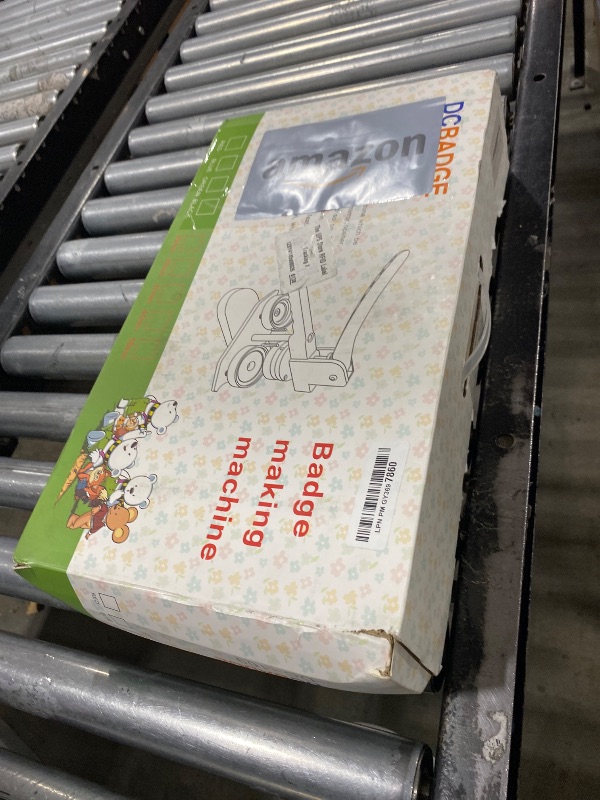 Photo 1 of Happizza Button Maker Machine, (3rd Gen) Installation-Free 25mm(1 in) DIY Pin Button Maker Press Machine Kit, Badge Punch Press Machine with Free 500pcs Button Parts&Pictures&Circle Cutter&Magic Book