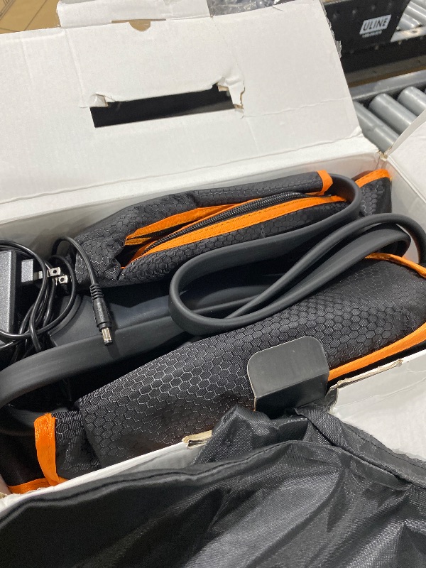 Photo 1 of Leg Massager with Heat and Compression, Foot and Full Leg Massager for Circulation and Pain Relief, Sequential Compression Boots with 6 Modes, 6 Intensity, 3 Heat, Gifts for Mom, Dad, Athletes