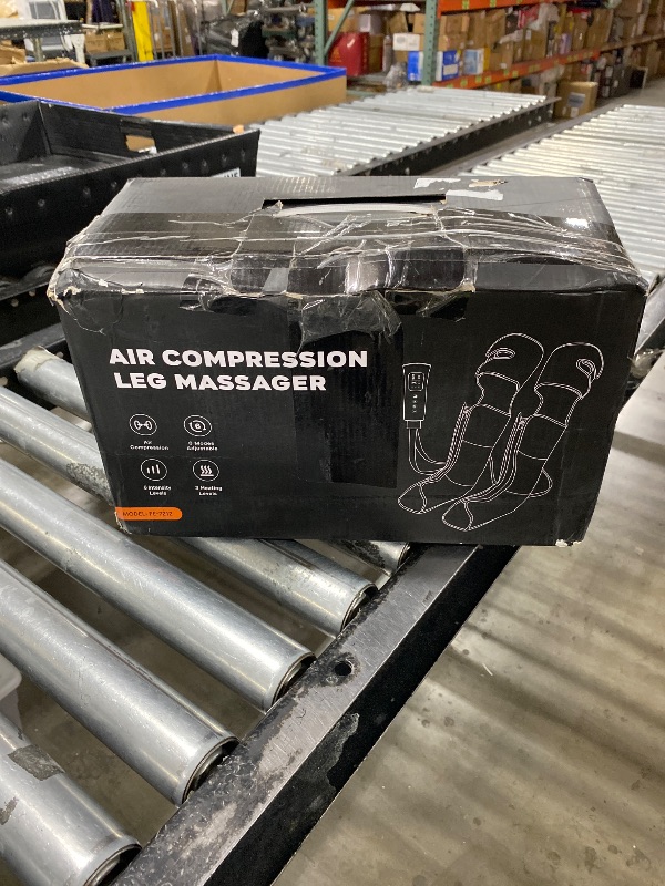 Photo 1 of Leg Massager with Heat and Compression, Foot and Full Leg Massager for Circulation and Pain Relief, Sequential Compression Boots with 6 Modes, 6 Intensity, 3 Heat, Gifts for Mom, Dad, Athletes