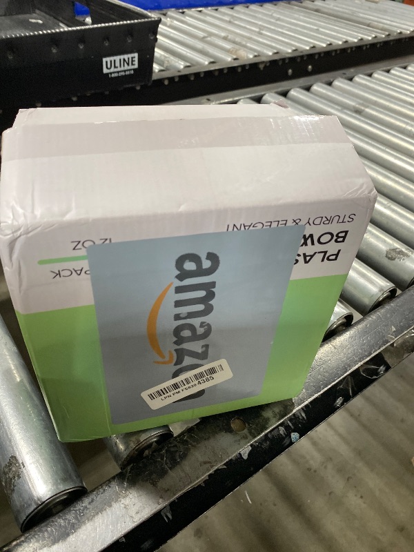 Photo 1 of JOLLY PARTY 50PCS Plastic Bowls with Gold Rim-12oz disposable Soup Bowls, Christmas Thanksgiving Premium Dessert Salad Bowl for Wedding/Party