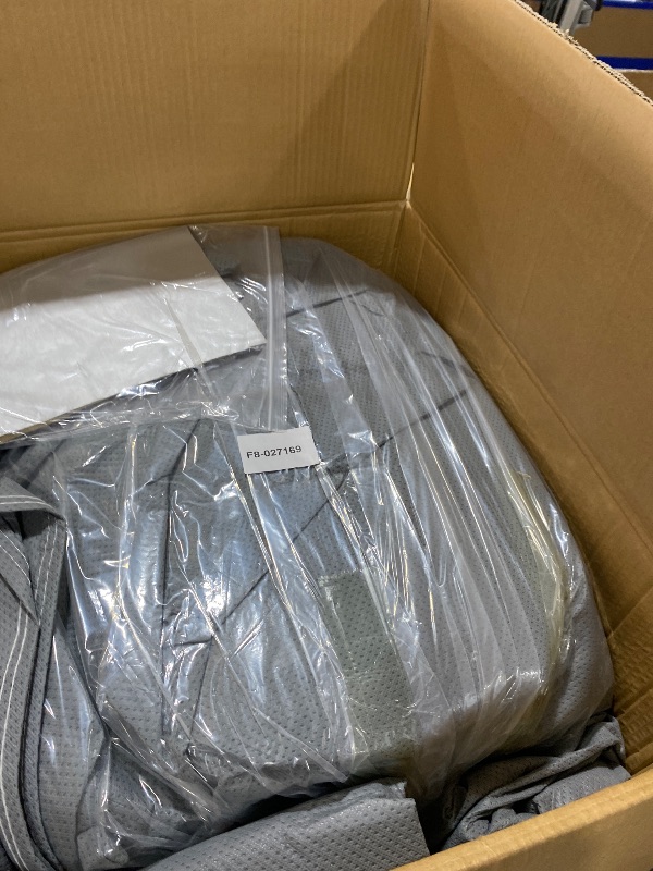 Photo 1 of labwork Travel Trailer Cover RV Cover Camper Cover Windproof 5th Wheel RV Cover Motorhome RV Outdoor Camper Cover Fits 33-37 Foot Non-Woven Fabric with Accessories