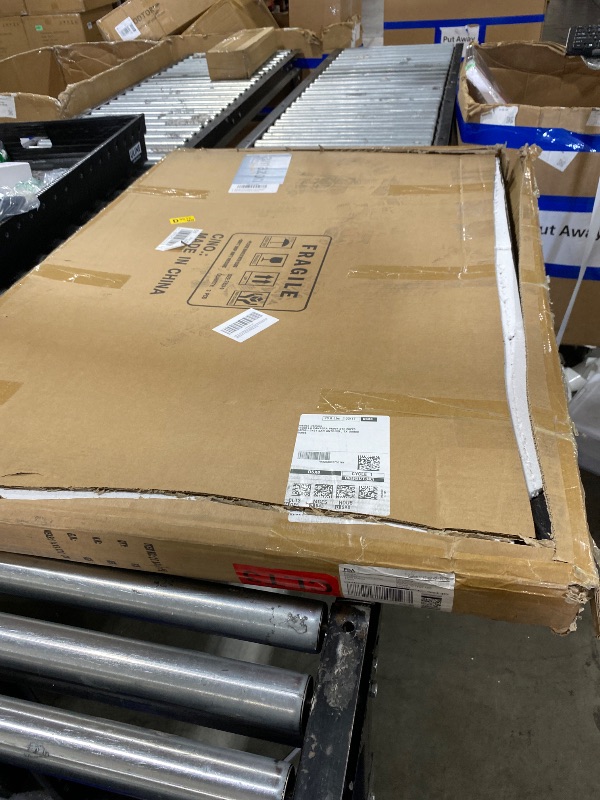 Photo 1 of Picrit 28x40 Picture Frame 3 Pack, Black Poster Frame, Display Poster 24 x 36 with Mat or 28 x 40 without Mat for Horizontal or Vertical Wall Mounting