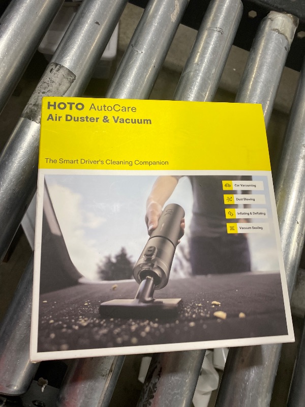 Photo 1 of HOTO Handheld Car Vacuum Cleaner Cordless, 4-in-1 Portable Mini Vacuum with 20000Pa Strong Suction, Electric Compressed Air Duster Blower for Car, Desk, Computer, Keyboard, Home, Office Cleaning
