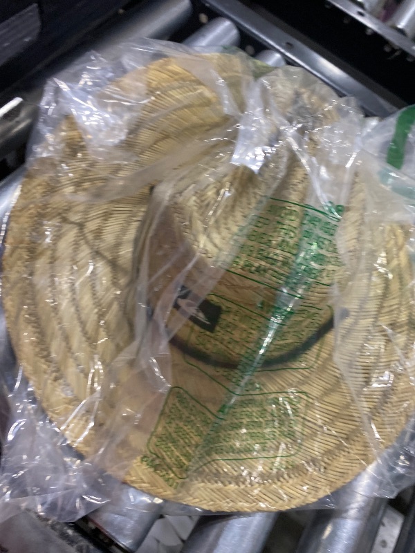 Photo 1 of *******DAMAGED, RIPPED******
Quiksilver mens Pierside Straw Lifeguard Beach Straw Sun Hat, Natural/Black, Small-Medium US