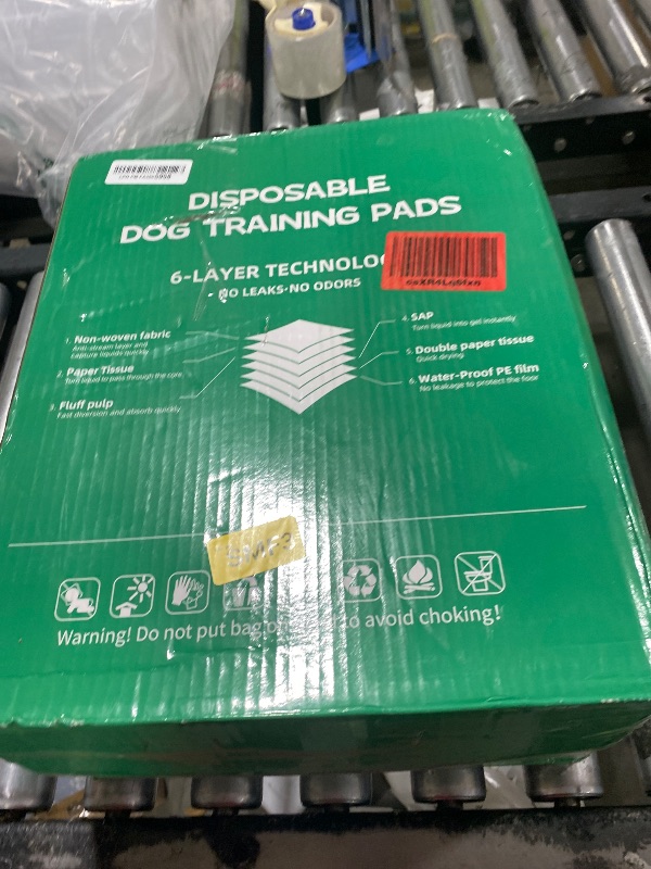 Photo 1 of 100 Count Large Dog & Cat Puppy Pee Pads - 28"x30" Absorbent Potty Training Pads | Leakproof Quick-Dry Disposable Pet Pads for Puppies, Dogs & Cats | Indoor, Outdoor, Litter Box, Housebreaking Use
