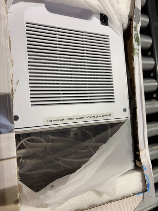 Photo 1 of Dehumidifier for Home, Quiet Portable Dehumidifier with Auto Shut Off, 7-Color LED Light for Basement, Bedroom, Bathroom,Snowy