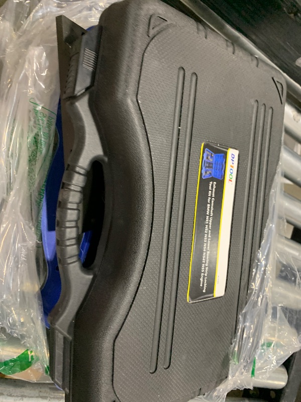 Photo 1 of DPTOOL Exhaust Camshaft Upper and Lower Bearing Strip Locking Timing Tool Set Compatible with BMW N51 N52 N53 N54 N54T N55 Engine Replace 114460 118550 117100 83300496672