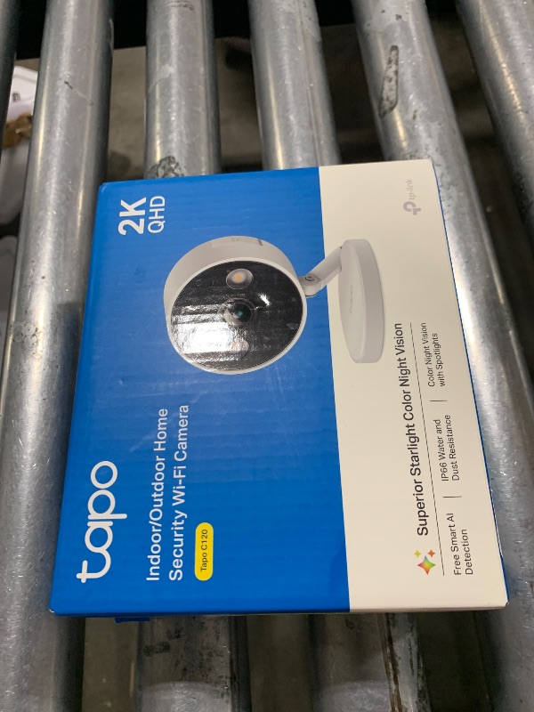 Photo 1 of Tapo 2K+ Indoor/Outdoor Wired Security Camera - 2024 PCMag Editors' Choice, Person/Pet/Vehicle Detection, Baby Monitoring, Color Night Vision, Subscription-Free Local Storage or Optional Cloud, C120