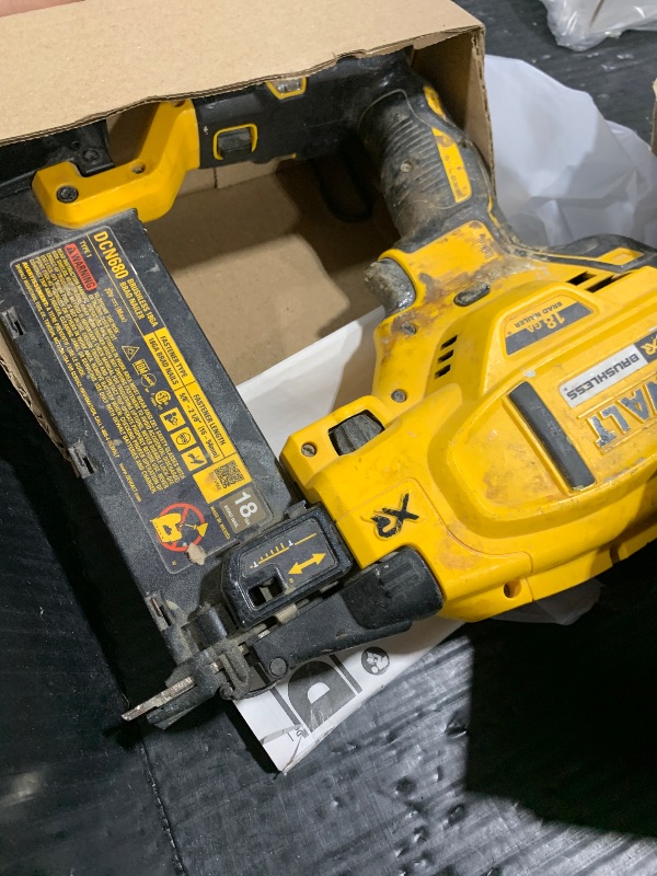 Photo 1 of DEWALT 20V MAX* Narrow Crown Stapler, 18GA, Tool Only (DCN681B)