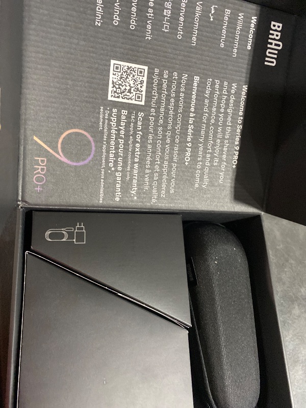 Photo 1 of Braun Series 9 PRO+ Electric Shaver, Pro SensoAdapt, 6in1 SmartCare Center, Wet & Dry Razor, 9660CCPS, Black