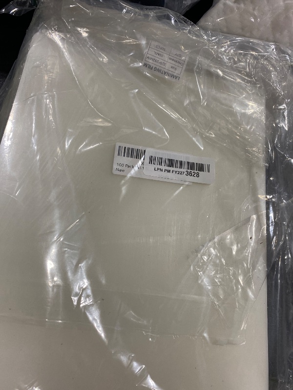 Photo 1 of 100 Pack 8.5x11inch 10mil Letter Size Laminating Sheets Thermal Laminating Pouches Paper Laminator Sheets File Card Laminator Pouches 8.5x11inch for Permits Cards File Photos