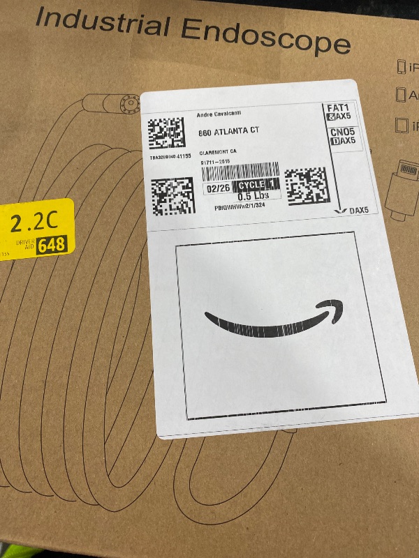 Photo 1 of [Dual-Lens] Endoscope Camera with Light,1920P HD Borescope with 8+1 Adjustable LED Lights, IP67 Waterproof Endoscope with Semi-Rigid Snake Cable, Inspection Borescope for iOS and Android-16.4ft