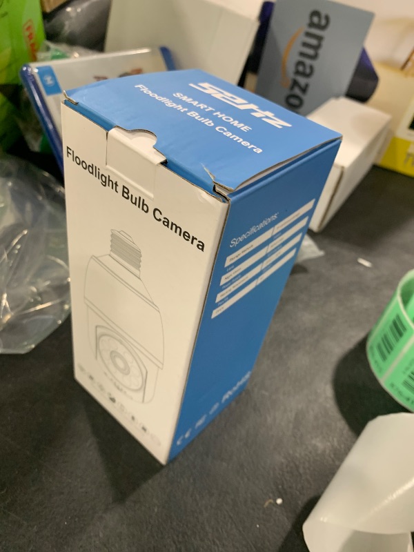 Photo 1 of 52HZ 2K Light Bulb Security Camera, 2.4GHZ WiFi Lightbulb Security Cameras Wireless Outdoor Indoor, Two-Way Talk, Human Detection, Color Night Vision, Light Socket Security Camera Work with Alexa