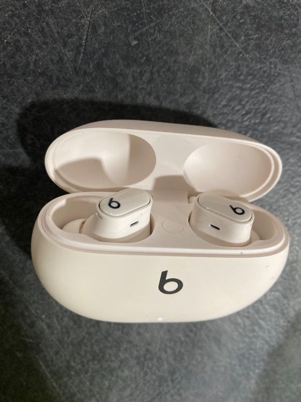 Photo 1 of Beats Studio Buds + | True Wireless Noise Cancelling Earbuds, Enhanced Apple & Android Compatibility, Built-in Microphone, Sweat Resistant Bluetooth Headphones, Spatial Audio - Ivory