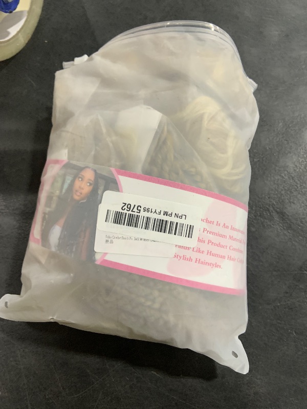 Photo 1 of Boho Crochet Braids Pure Protein Fiber Close to Human Hair 24 Inch Goddess Box Braids with Soft Curls Bohemian Braids Crochet Hair for Black Women (24Inch #27)