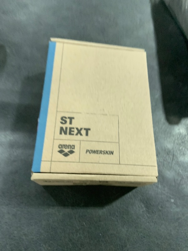 Photo 1 of ARENA Powerskin ST Next Open Back Junior Girls' Competition Racing Swimsuit Full Body Short Leg Kneeskin One Piece Athletic Tech Suit, Navy, Size 24