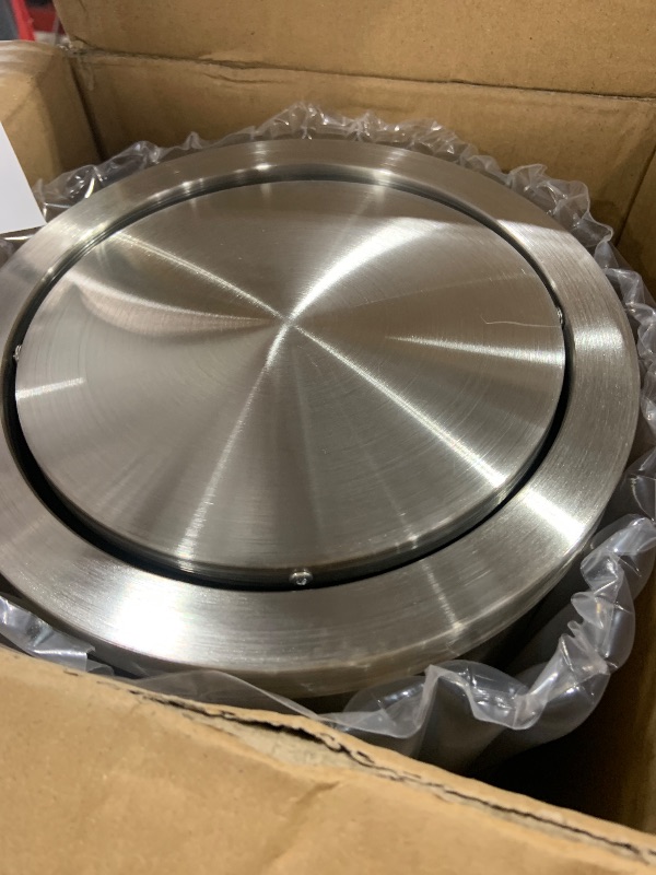 Photo 1 of LEASYLIFE Brushed Nickel Bathroom Trash Can,Stainless Steel Garbage Can with Fild Lid,Small Trash Can for Bedroom,Hotel,Office,Laundry(Sliver)