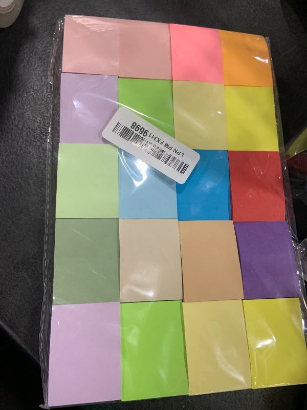 Photo 1 of (40 Pads) Sticky Notes 1.5x2 in, 16 Colors Post Self Stick Pad Its, Clean Removal Colorful Mini Pads Bulk for Office, Home, School,Teachers, Meeting, Notebooks