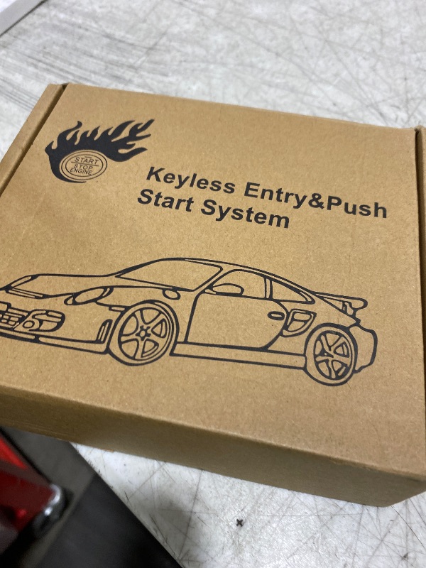 Photo 1 of Car Push Engine Start Button Kit, Upgrade Push to Start Ignition Kit, Smart Keyless Go System for Most DC12V Cars