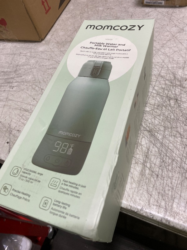 Photo 1 of Momcozy Portable Bottle Warmer for Travel – Dual Heating Modes for Breast Milk & Water, Portable Milk Warmer with Fast Heating & Long Battery Life, 17 Ounces Large Capacity to Meet Your All-Day Needs