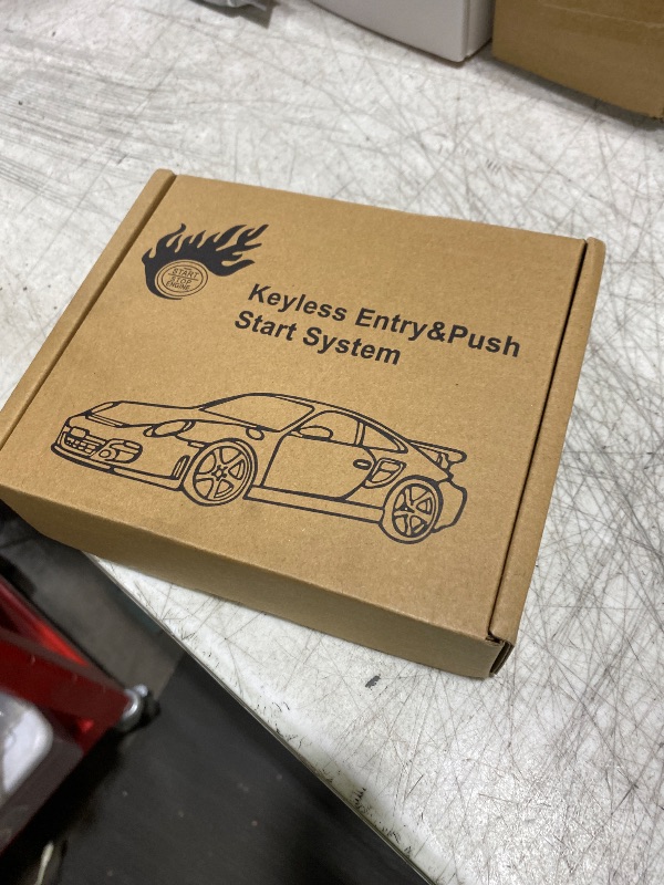 Photo 1 of Car Push Engine Start Button Kit, Upgrade Push to Start Ignition Kit, Smart Keyless Go System for Most DC12V Cars