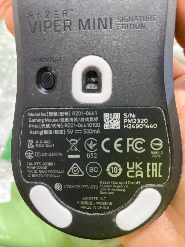 Photo 1 of Razer Viper Mini Wireless Gaming Mouse Signature Edition | RZ01-04410100 | (Renewed) (Viper Mini - Signature Black)