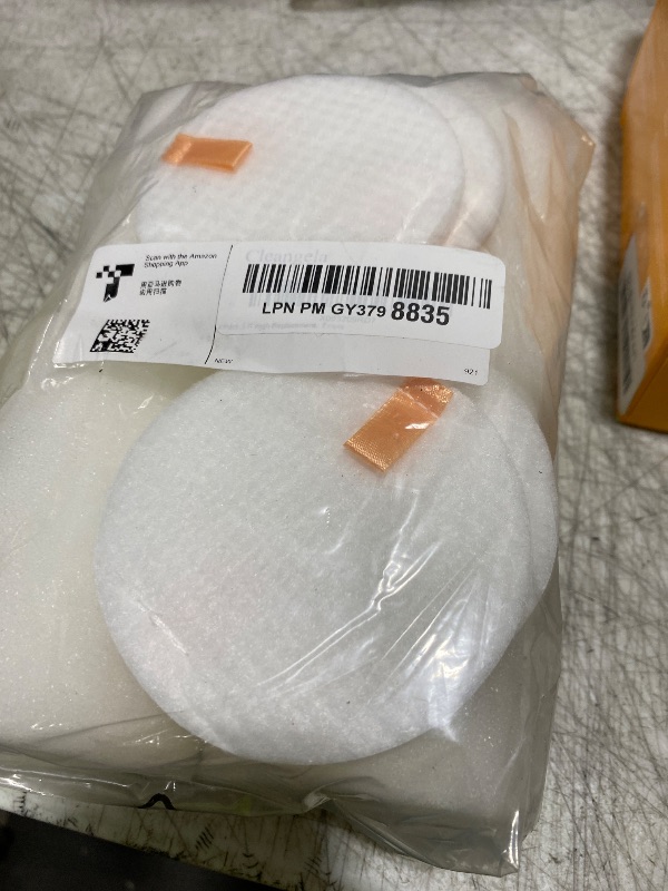 Photo 1 of AirClean 4 Pack 3.7" High Replacement Base Pre-Motor Foam Filters Compatible with Shark IQ Robot Vacuum R101AE RV1001AE UR1005AE Self-Empty Base